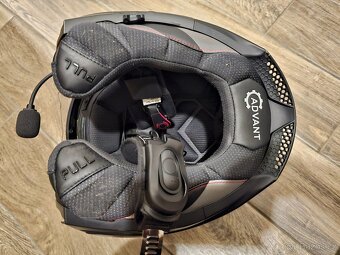 Helma LS2 ADVANT X CARBON+HEADSET LINKIN RIDE PAL III BY SEN - 8