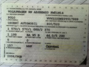 VW Polo 1,2 HTP 44kW 2008 veškeré díly z tohoto vozu - 8