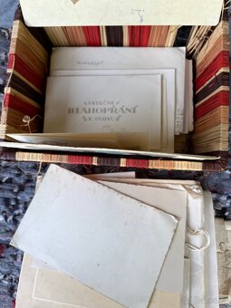 Pohledy , oznámení , telegram, programy 40-60 léta - 8