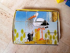 Dřevěné kostky - 378 ks - 8