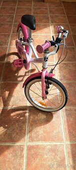 dětské dívčí růžové kolo btwin 16" - 8
