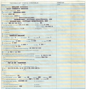 Mercedes Benz AK 1820 sklápěč - 8