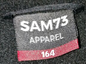 Dětská lyžařská bunda černá s kapucí SAM73 vel. 164 - 8