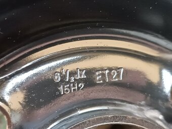 kola + pneu 195/65 R15 s dobrým letním vzorkem - 8