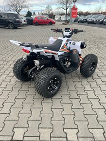 Dětská čtyřkolka FUN 125cc 3G8 - bílo oranžová - 8