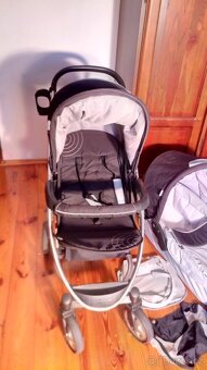 Kočárek 3v1 hluboká korba,sportovní sedačka,autosedacka - 8