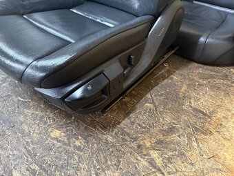 KOMPLETNÍ ČERNÝ KOŽENÝ INTERIÉR BMW F10 - 8