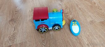 Traktor s bagrem Lena a mašinka na ovládání, hra šílený prof - 8