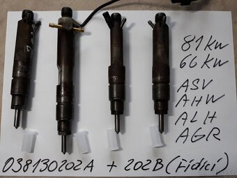 vw T5 revidované vstřikovače 2,5 TDi a 1,9 TDI možno sada - 8