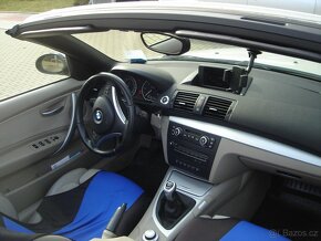 BMW 1 cabrio 120D plná výbava navi, start/stop, park.asist - 8