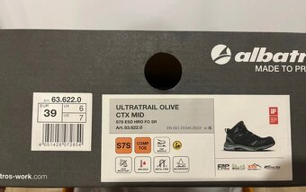 Pracovní obuv Albatros ULTRATRAIL OLIVE ESD - 8