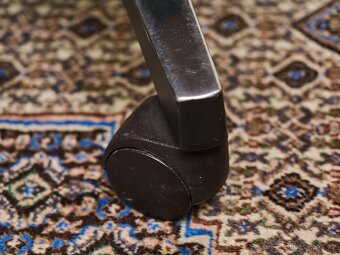 Designové kancelářské křeslo, přírodní kůže - 8