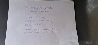 Regál kovový antracit - 8