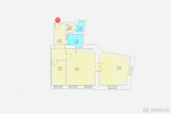 Pronájem bytu 3+kk, 76m2, Praha - Smíchov, Zborovská - 8