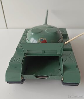 Plechový Tank na baterii, ites, stará hračka - 8