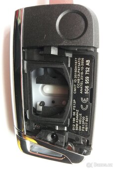 Klíč Volkswagen Škoda Seat. Klíč s planžetou HU66 a logem, - 8