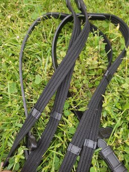 Uzdečka  kentaur anatomická, full, černá - 8