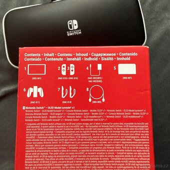 Nintendo Switch OLED White – V ZÁRUCE (Smarty) + pouzdro - 8