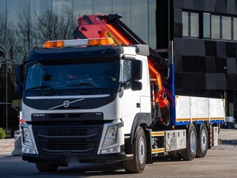 Volvo FM 460 - 6x2 - Valník + HR-PALFINGER PK 42002 + JIB – - 8