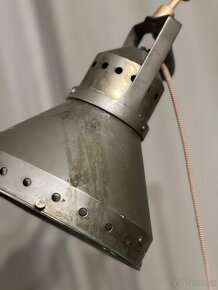 Retro Vintage Lampa 1930 se sklicky a zrcatkY - 8