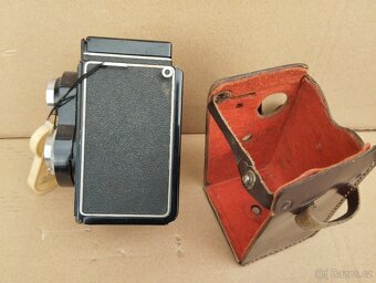 Starý československý fotoaparát Flexaret + návod + část obal - 8