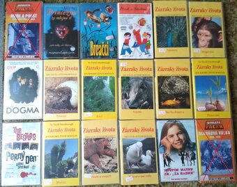 Originální VHS kazety - filmy, pohádky, dokumenty - 8