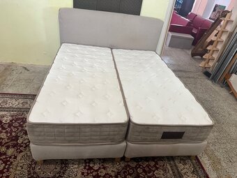 Luxusní boxspring postel IKEA mjolvik 180x200 - 8