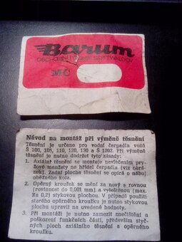 Axiální těsnění vodního čerpadla pro Škoda 100 - 130 - 8