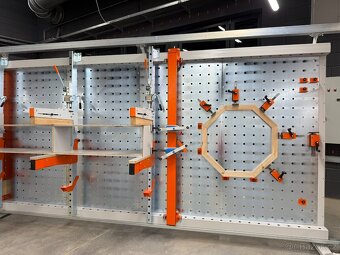 Rámový lis na dřevo, hydraulický lis, korpusový lis - 8