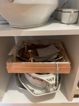 Starožitné sklo-porcelán-nádobí-drobnosti - 8