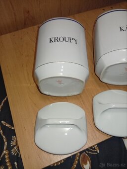 2 STARÉ PORCELANOVÉ DÓZY - 8