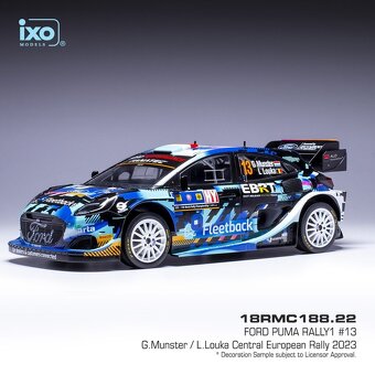Modely Ford Puma Rally1 1:18 IXO - 8