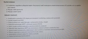 MPPT solární regulátor 30A-Nový s dovozem zdarma - 8