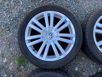 Alu orig letní sada VW BBS 5x112 7J ET47 225/45 R17 - 8