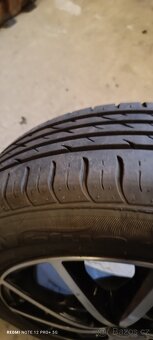 Alu kola R15 5x100 na letních gumách - 8