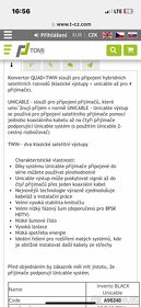Prodám nový LNB unicable Quad+ Twin vč.rozbočovače - 8