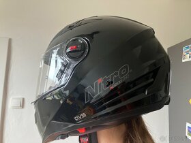 Integrální helma Nitro, vel S + rukavice Nazran L - 8
