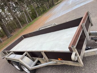 Masivní XL Příves 3500 kg, 155x420 cm, nová STk - 8