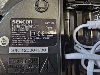 SENCOR SPT 260 RADIO S CD/MP3/USB/SD - 8