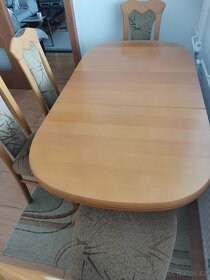 Kuchyňský stůl rozkládací + židle - 8