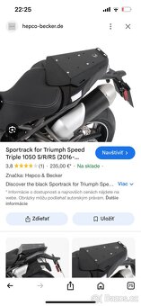 Triumph Speed Triple R 1050 2016 Doplnky - 8