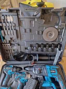 Sada aku nářadí 4v1 3x baterie - 8