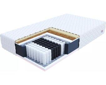 Jednolůžková postel s úložným prostorem + matrace + zábrana - 8