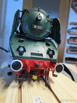 Parní lokomotiva KM1 BR 18 201 Gauge 1 101863 jako nová orig - 8