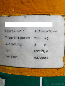 Sloupový jeřáb Demag 300kg - 8