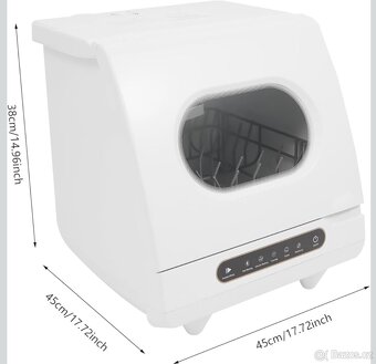 Stolní myčka nádobí 220 V, mini myčka - 8