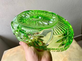 Zelená Skleněná Mísa Na Stůl - 8