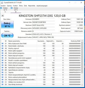 10x SSD Kingstone HyperX FURY - 120GB - 8