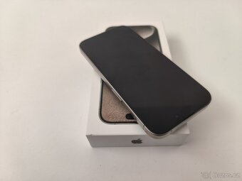 apple iphone 15 PRO 512gb Natural Titanium / Batéria 89% - 8