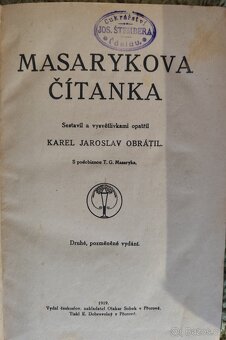 Staré knihy - válečné, 1. Republika, Masaryk aj. - 8